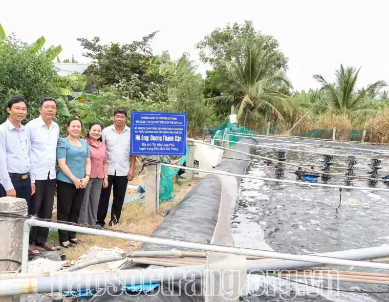 SÓC TRĂNG ĐANG THỰC HIỆN MỘT ĐỀ ÁN QUANG TRỌNG LIÊN QUAN ĐẾN CON TÔM